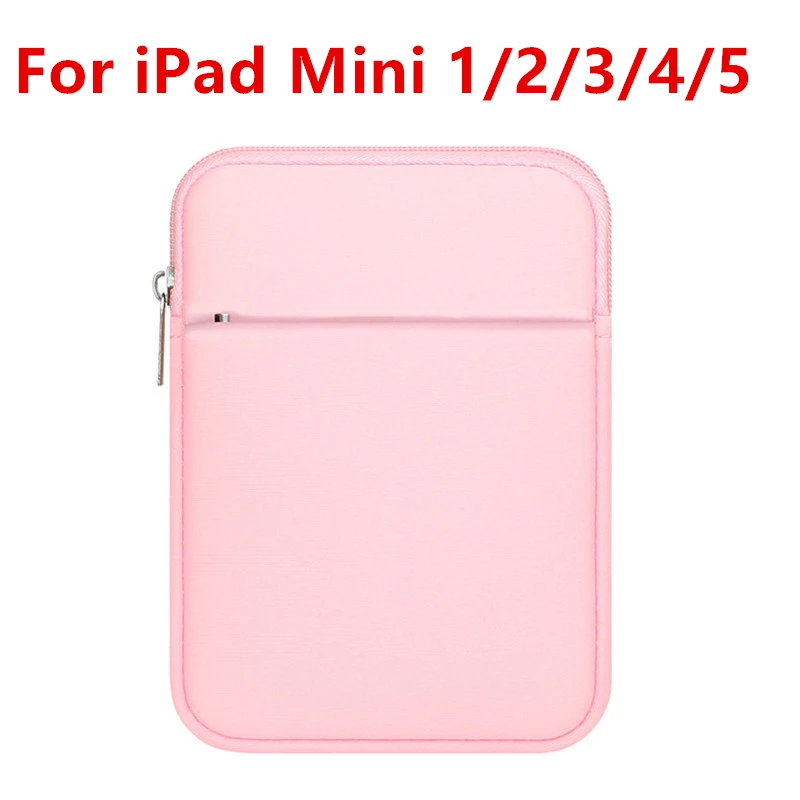 Pink Mini 1 Чехол для планшета для iPad 9,7 Чехол Мягкий рукав чехол для iPad Air 2/1 Pro 10,5 Pro 11 Air 10,5 10,2 Мини принципиально Капа - Цвет: Pink Mini 1