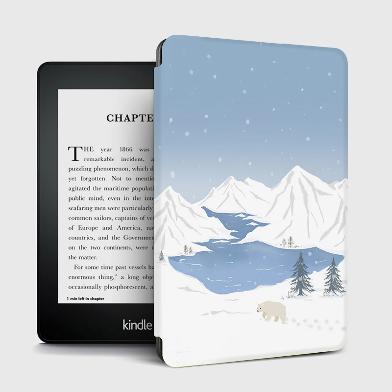 

Ultra Slim Smart Magnetic Cover for Kindle Paperwhite 4 2018 10th Generation Case with Auto Wake/Sleep for Paperwhite 1/2/3 Capa