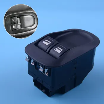 

High Quality Black Car Front Power Window Switch Electric Master Button Control 6 Pin fit for Peugeot 206 306