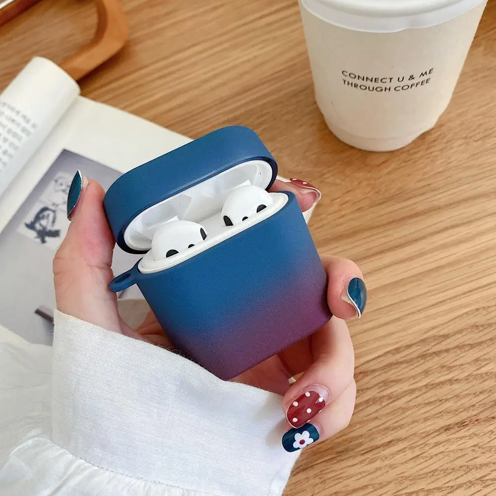 Градиентный чехол для Xiaomi Air 2 Air2s ПК защитный наушников Жесткий Чехол Mi Air2 /2s