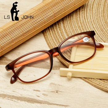 

LS JOHN Ultralight TR90 Reading Glasses Brand Women&Men Presbyopia Eyewear Glasses +1.0 +1.5 +2.0 +2.5 +3.0 +3.5 +4.0