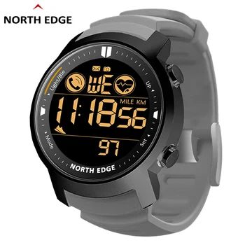 

NORTH EDGE Smart Watch Men 2020 Waterproof 50M Heart Rate Monitor Amazfit Running Sports Smartwatch Pedometer Stopwatch Android
