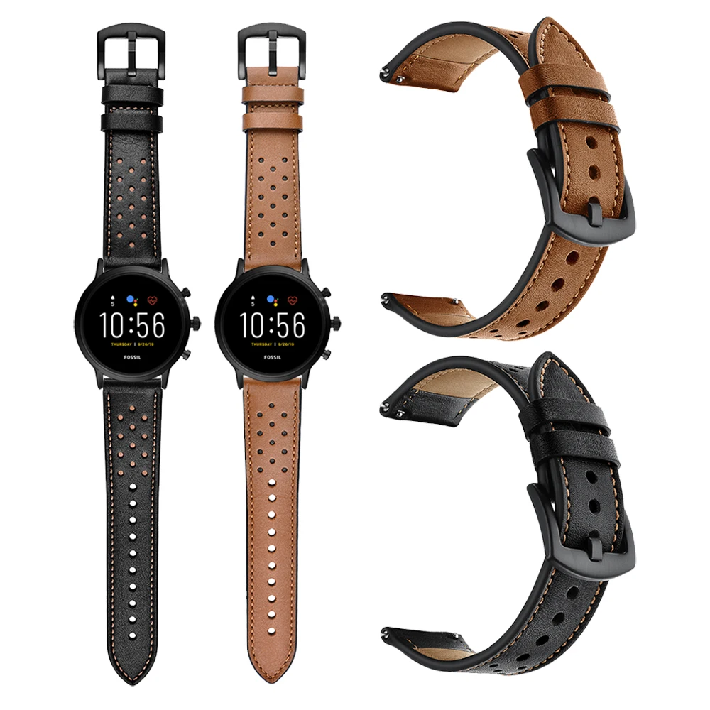 Kulit Asli Fossil GEN 5 Tali Band 