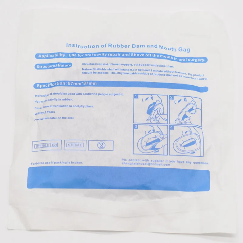 rubber dam cheek lip -4