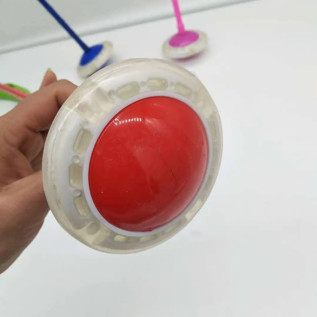 Shan guang tiao QQ Dancer Straight Pole Flash Bouncing Ball Adult Children Single Foot shuai qiu Fitness Glowing Toy New Style