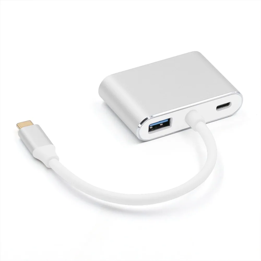 USB3.1 USB-C к HDMI тип-c к 4K адаптер HDMI VGA 4K мужчин и женщин для MacBook Pro Xiaomi huawei USB-C конвертер HDMI VGA