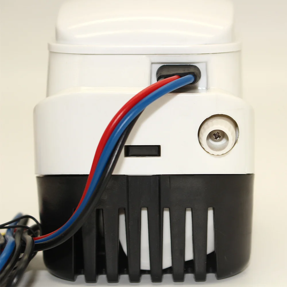 Douchecabine pompsysteem, DC 12V/24V 750GPH Douchecabine pomp Automatische schakelaar Lensafvoerbak Multi-inlaat voor Marine Boat Yacht G750-01(24V