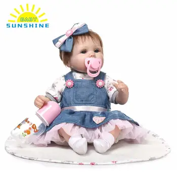 Reborn Soft Silicone Reborn Baby Dolls Vinyl Toys 26CM Dolls For Girls Toys Baby Dolls for Princess Children gift 1