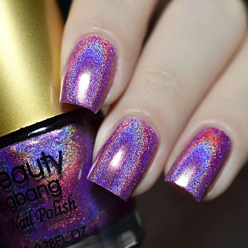 BeautyBigBang лак для ногтей 9 мл 3 бутылки голографический лак для ногтей блеск лак для ногтей Набор лаков
