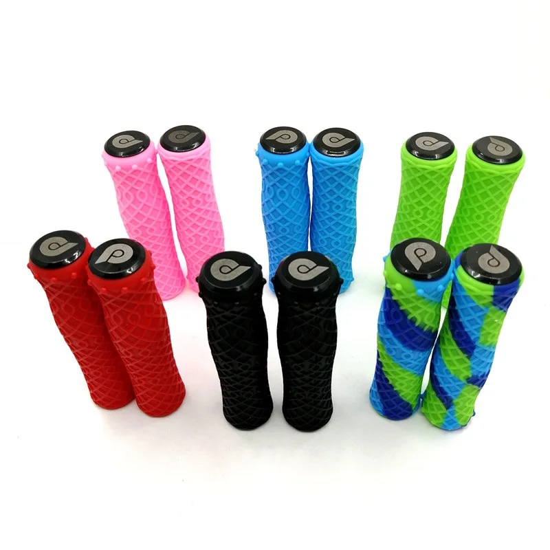 LITEPRO MTB велосипед Girps 22,2 мм силикагель Нескользящая ручка 412 складной велосипед Удобный руль ручка конфеты красный/синий/зеленый/розовый