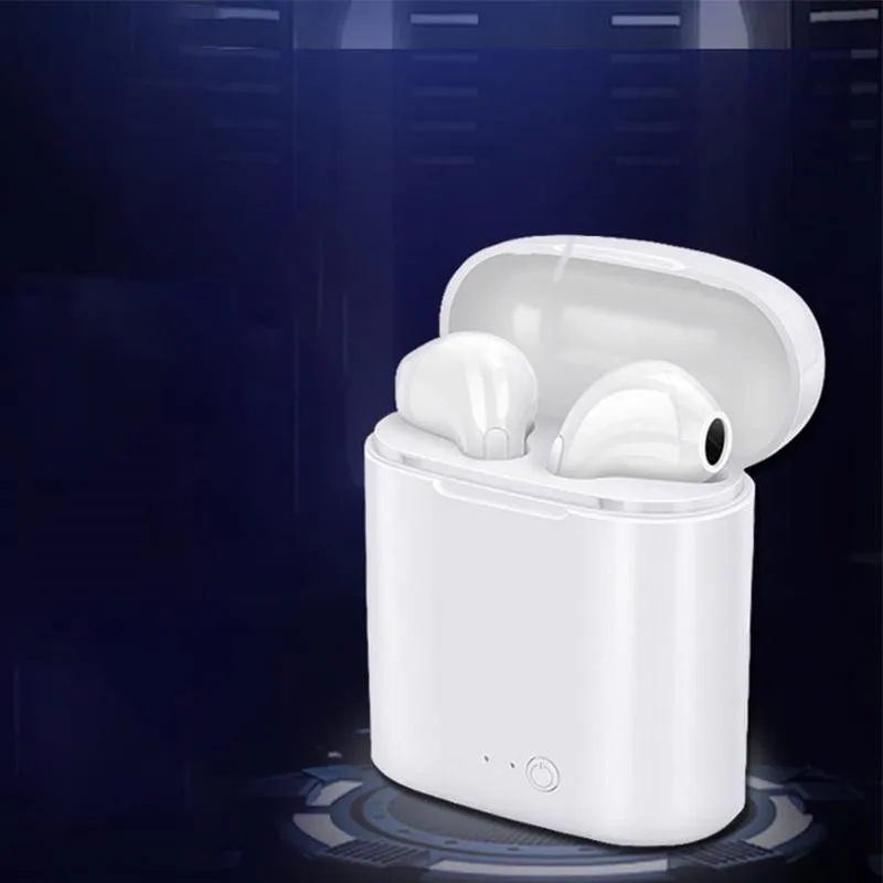 I7 Mini TWS Беспроводные Bluetooth 5 0 наушники всплывающее окно двойные с зарядным боксом