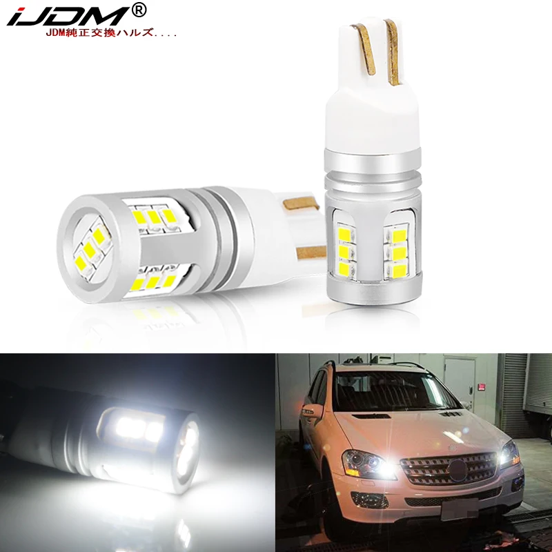 

JDM Canbus T10 W5W 168 194 LED Clearance Side Marker Lights For Mercedes Benz W211 W221 W220 W163 W164 W203 C E SLK GLK CLS M GL