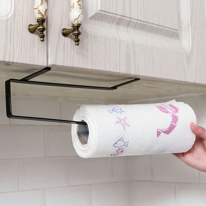 Бумажная вешалка для полотенец кухонные Крепкие присоски туалетное полотенце крючок бумага рулон держатель для ванной с настенным креплением Подставка для салфеток кухонная вешалка