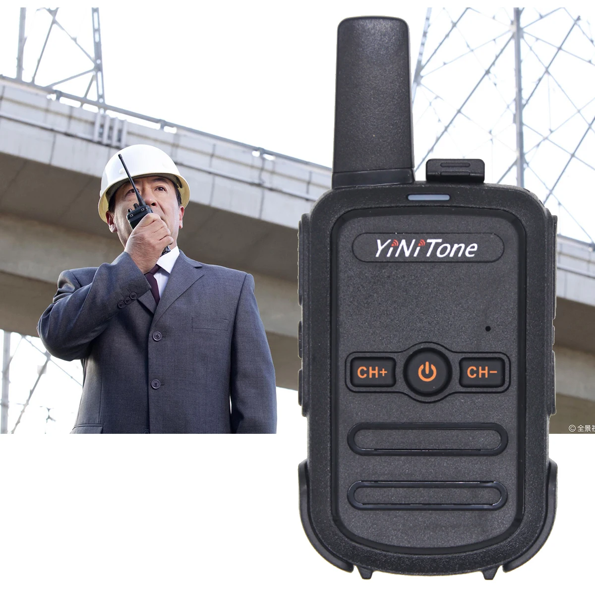 

SOONHUA Walkie Talkie Mini Walkie Talkie Handheld Walkie Talkies Two-Way Radio 400-470MHz With USB Cable And Adapter