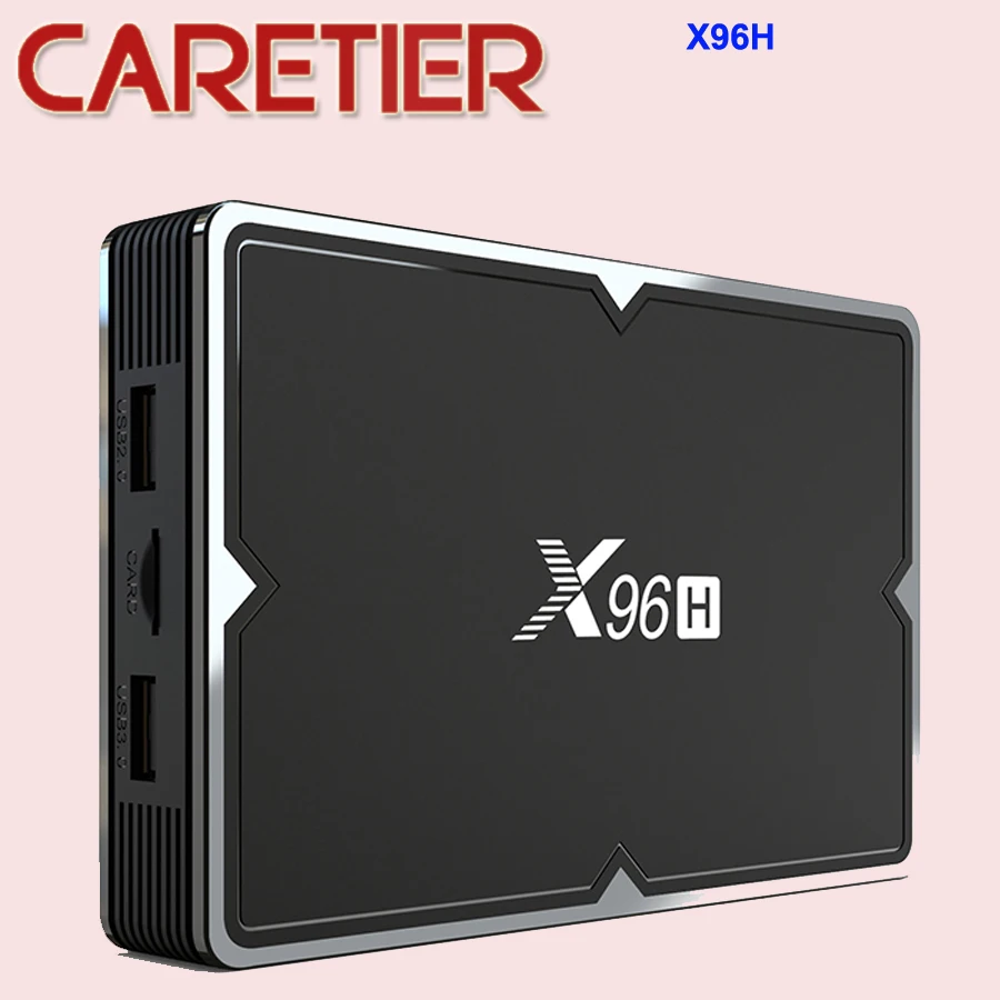 X96H новая ТВ-приставка 2 Гб 16 Гб 6 к набор смарт-приставки 4 Гб+ 32 ГБ/64 Гб двойной Wi-Fi Bluetooth Smart tv Box Android 9,0 10 шт./партия