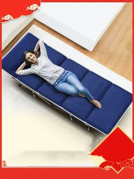 

Office Nap Lounge Chair Single Lunch Break Folding Bed Home Simple Escort Beach Portable Adult Marching