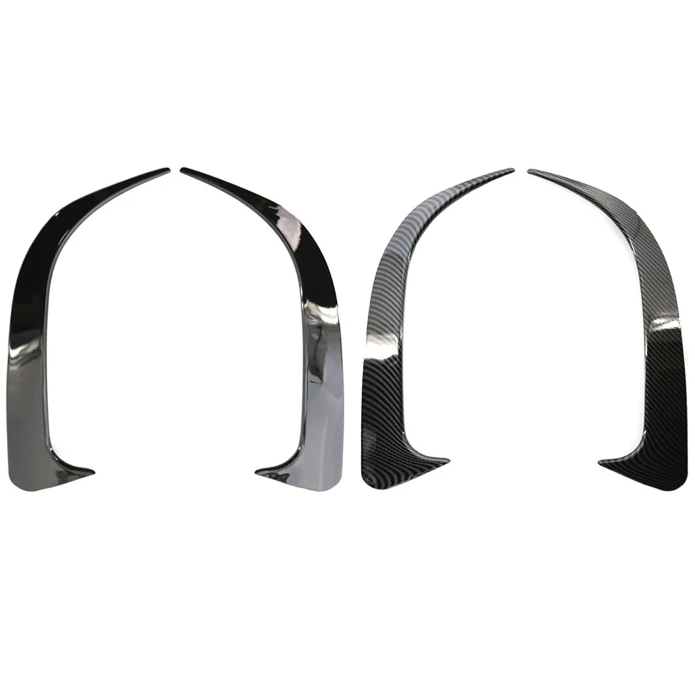 For Mercedes-Benz CLA 45 AMG W117 250 200 2014-Gloss Black ABS Rear Bumper Lip Spoiler Canards Vents