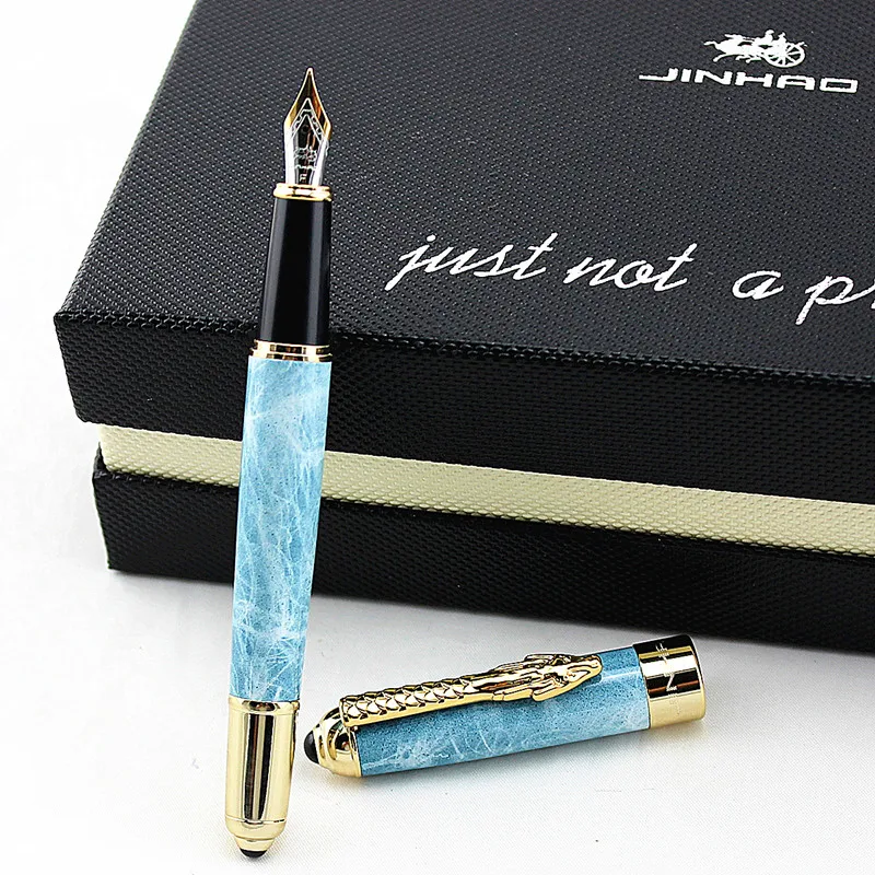 Jinhao бренд дизайн авторучка Иридиум 0,5 мм перо высокого подарка чернильная ручка оригинальная коробка Письма канцелярские принадлежности