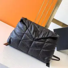 

Female classic luxury design, high-end suede plaid design high-end hardware original quality, shoulder bag, cross-body bag