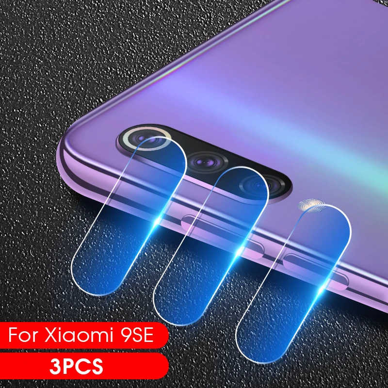 

3PCS Camera Lens Protective Tempered Glass For Xiaomi Mi A3 CC9E CC9 9 Mi9 SE Mi 8 A2 lite 6X A1 Screen Protector Back Lens Film