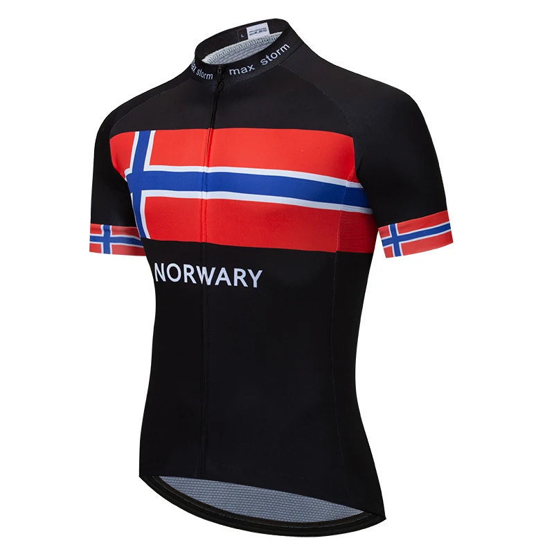 Велосипедная майка Norway black blue New Team Custom Road горный гоночный Топ велосипед Джерси Максимальная шторма