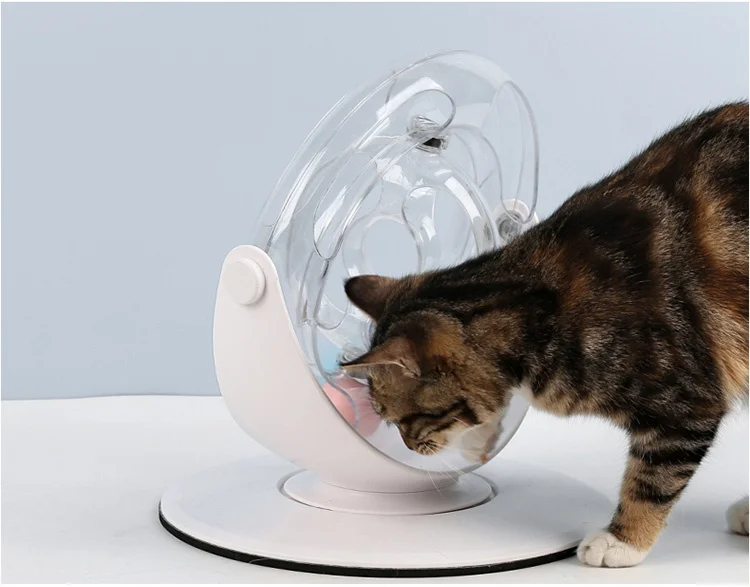 Cat toy space circle cat turntable tease cat stick KITTEN TOY self-hey pet cat supplies orbital ball