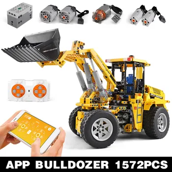 

Technic Car series L350F wheel loader Model Building blocks Bricks Compatible with 20006 Children Bulldozer Toys Christmas Gifts