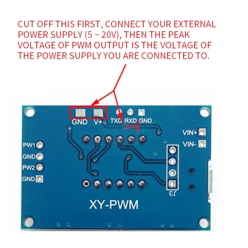 Постоянный ток 5 30V микро USB 5V Мощность независимый генератор PWM 2 двухсторонний