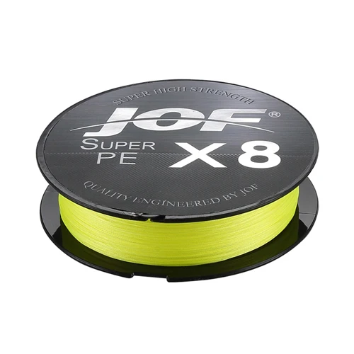JOF Premium 8-Strand Braided Outdoor Fishing Line - 20-100LB, 150M-500M