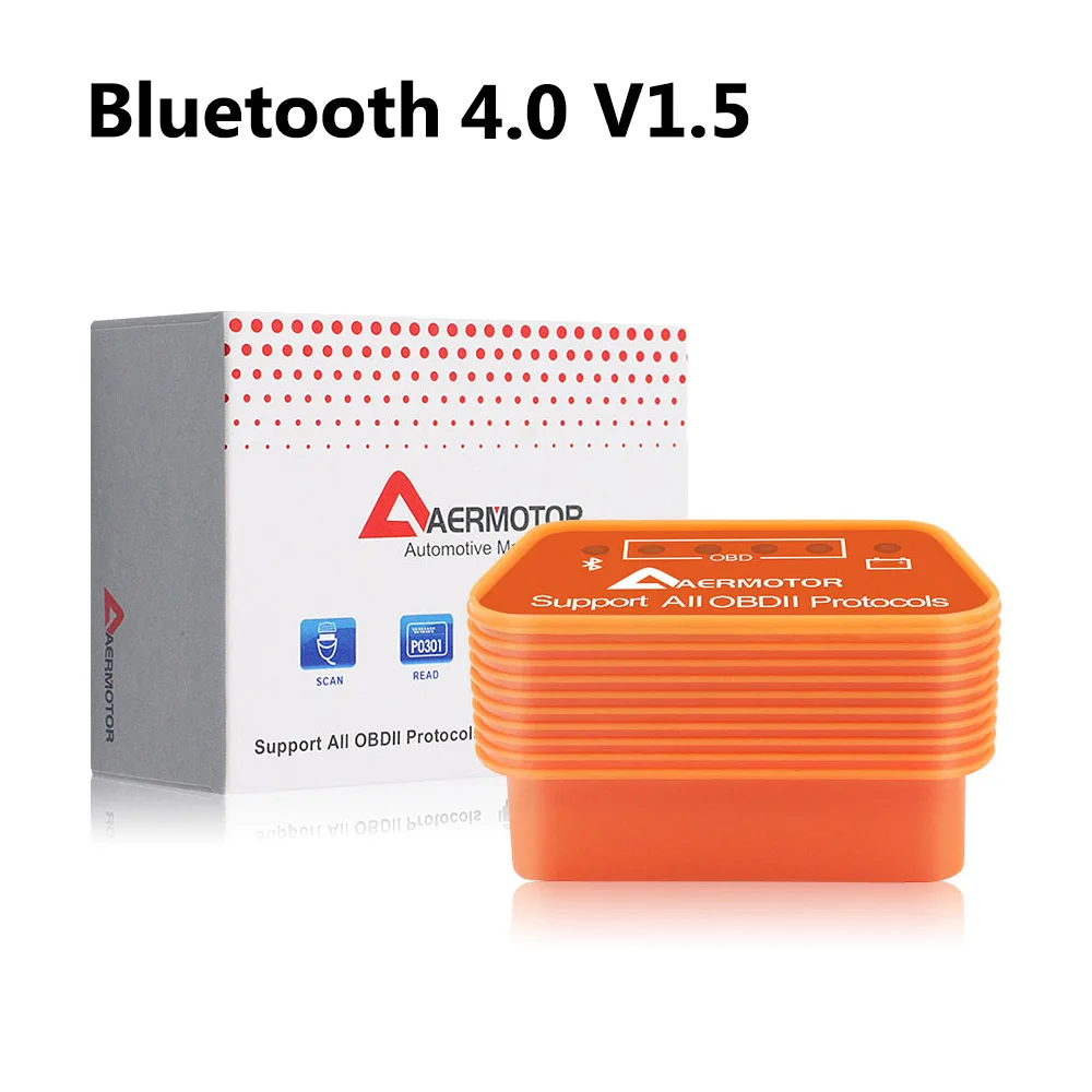 OBD2 ELM327 V1.5 Wifi Bluetooth Автомобильный сканер диагностические инструменты для Renault Koleos Logan Fluence Duster Megane Scenic Clio Captur - Цвет: Bluetooth 4.0