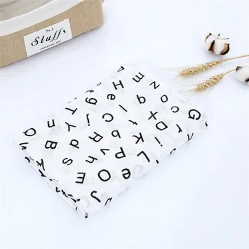 

Muslin Cotton Baby Swaddles 110x110cm Newborn Baby Blankets Breathable Bath Towel Hold Wraps Soft Baby Bed Sheets