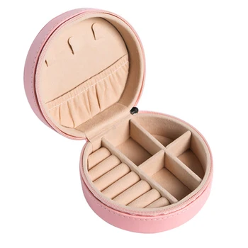 

Travel Jewelry Box PU Leather Mini Jewelry Storage Box, Used for Ring Earring Necklace Bracelet Gift for Girls