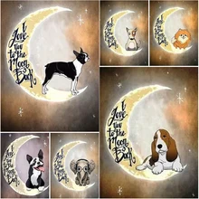 

DIY 5D Diamond Painting Cat Dog Cross Stitch Rhinestone Mosaic Diamond Embroidery Animals Needlework Home Wall Art Decor Gift