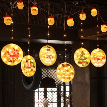 

Fairy Lights Christmas Light Strip Lamp Home Wedding New Year Decoration Battery Powered Hanging Garden Stage Decorative Lights