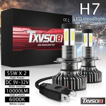 

Car H7 LED Headlight Light Bulbs 12V 24V High Or Low Beam 10000LM 6000K Fog Light Lamp
