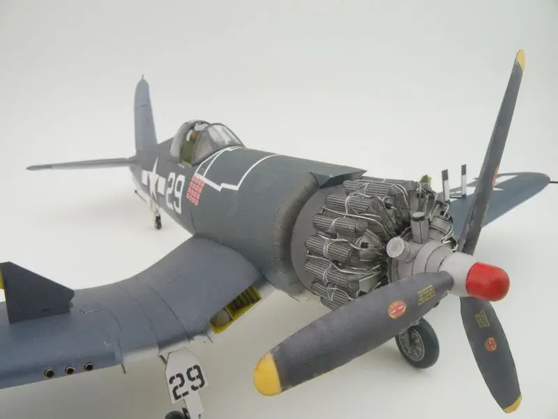 Corsair戦闘機F4U-1Aスケール,DIY,ハンドクラフト紙モデルキット