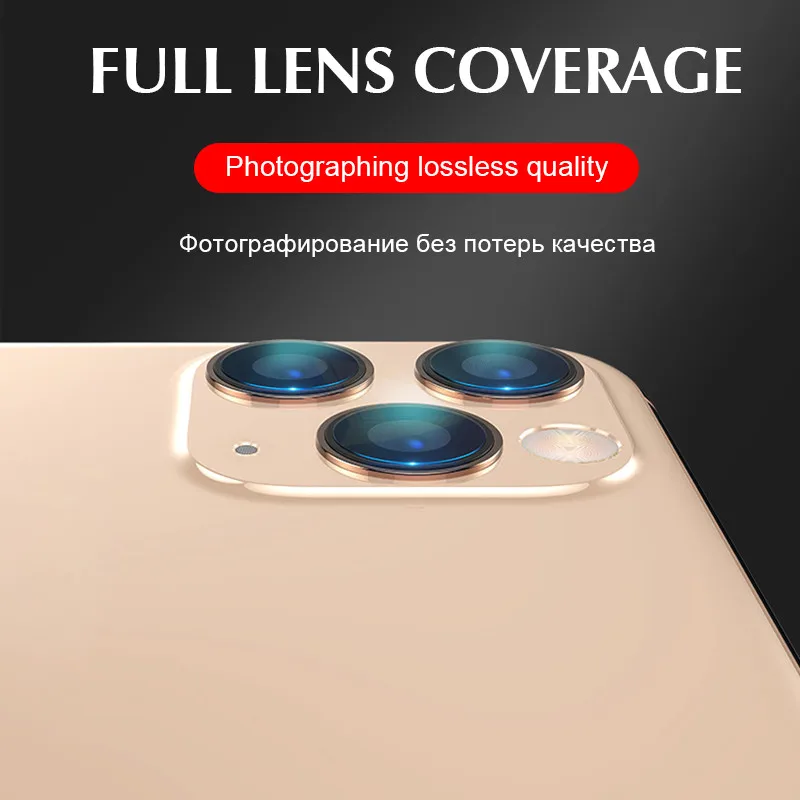 2-6 шт. Защитное стекло для объектива камеры для iphone 11 Pro X XR XS Max закаленное стекло для iphone 6 6s 7 8 PLus Задняя стеклянная пленка для объектива