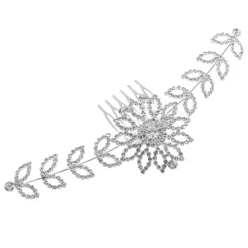 

1pc Adjustment Rhinestone Hair Comb Mask Extender Mask Hook Ear Protector Mask Rope Connector for Men Women