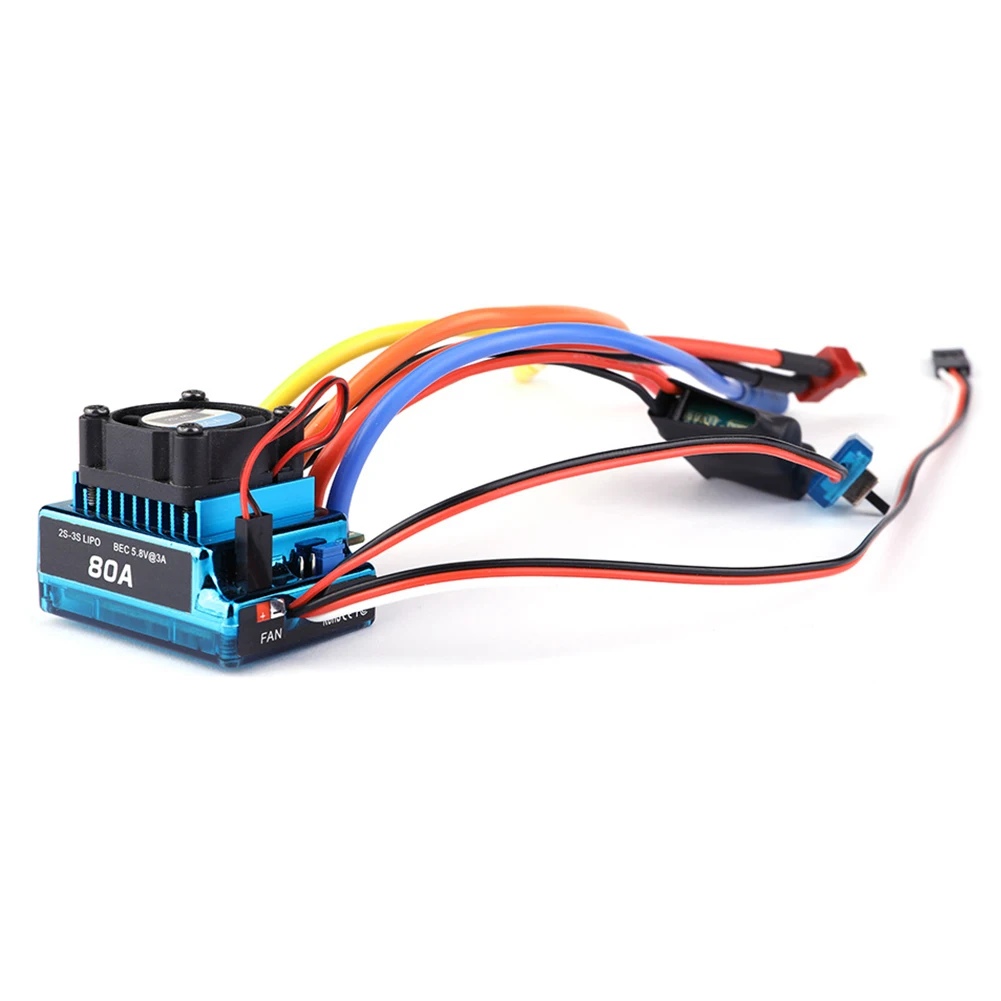 

Toy Electric Accessories Brushless Motor DIY RC Car 5200KV Replacement Speed Controller Truck Professional Spare Part Boat 80A