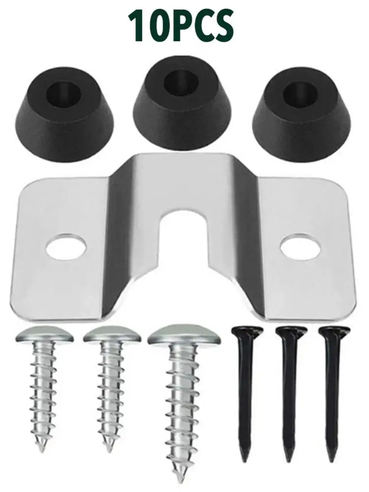 

10PCS Dartboard Mounting Bracket Kit Wall Hanging Portable Dart Board Set with 3 Pads for Cabinet Wall