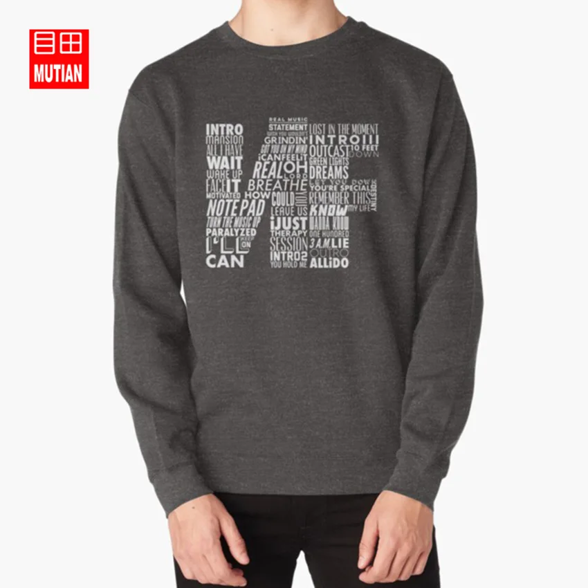 darkgrey-sweatshirt Толстовки с капюшоном с дизайном NF-Word, свитшоты nf для музыкальных выступлений, для чтения рэпа в стиле хип-хоп, особняк, терапия, восприятие - Цвет: darkgrey-sweatshirt