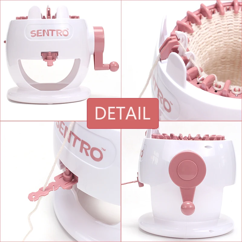QJH Christmas Hat/Scarf/Gloves/Sock Knitting Machine Adult Child Knitting Machine Set Holiday Gift 22 Needles DIY Handmade