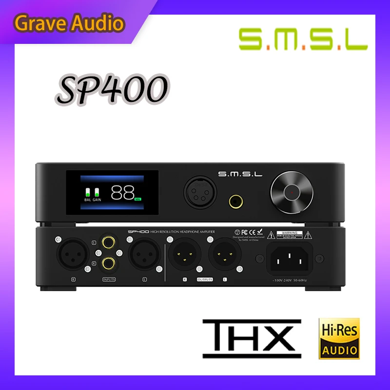 Smsl Sp400 Full Balanced Output Thx Aaa 888 6.5mm Se Out Xlr Rca ...