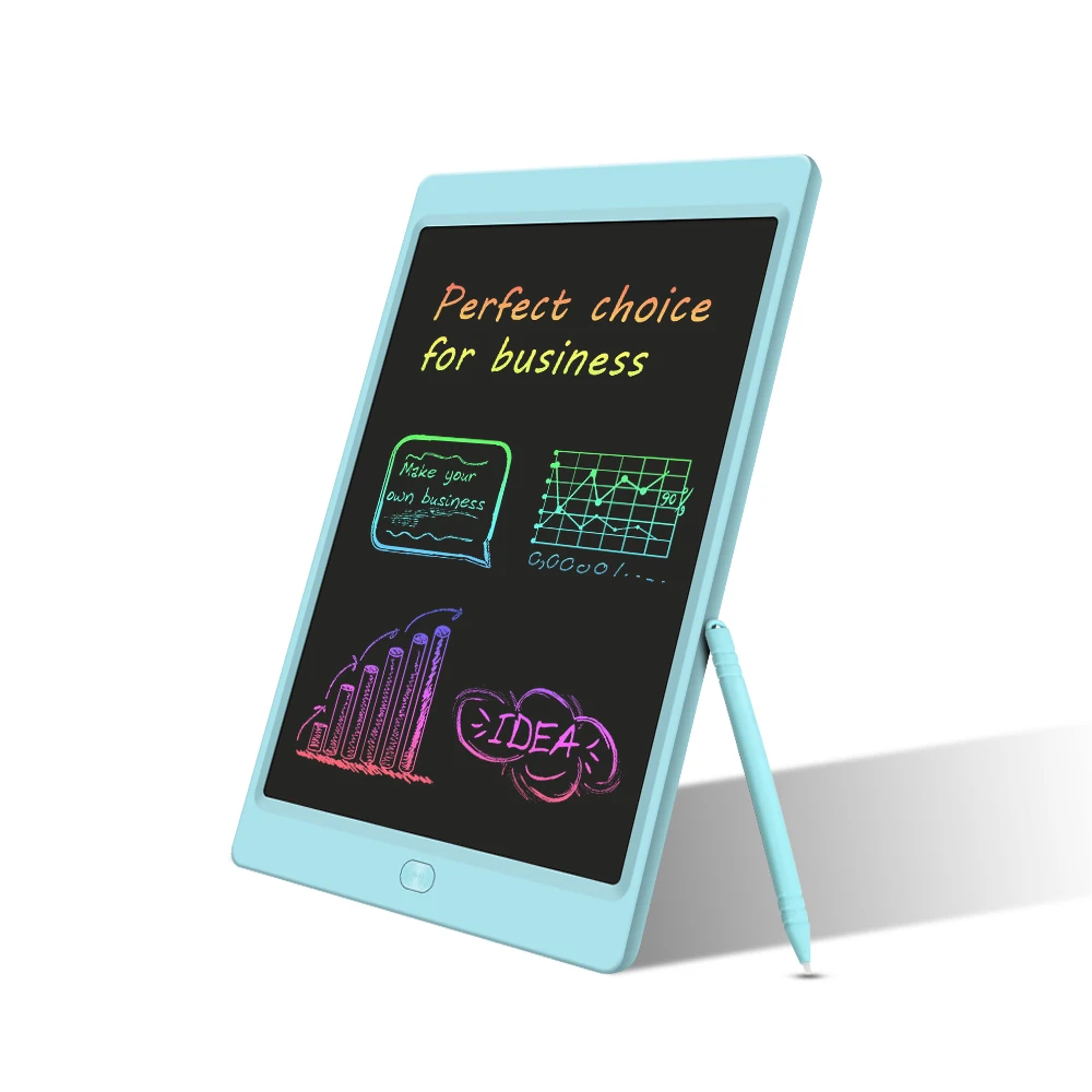 

LCD Writing Tablet 10 Inch Drawing Pad, Colorful Screen Doodle Board for Kids, Traveling and Educational Learning Gift Toys Blue