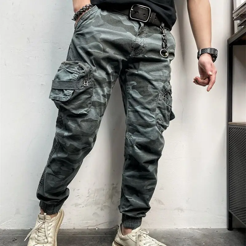 Cargo Pants Men Outdoors Camouflage Pants Multi Pocket Outdoor Sport Speed Casual Trousers men cargo pants