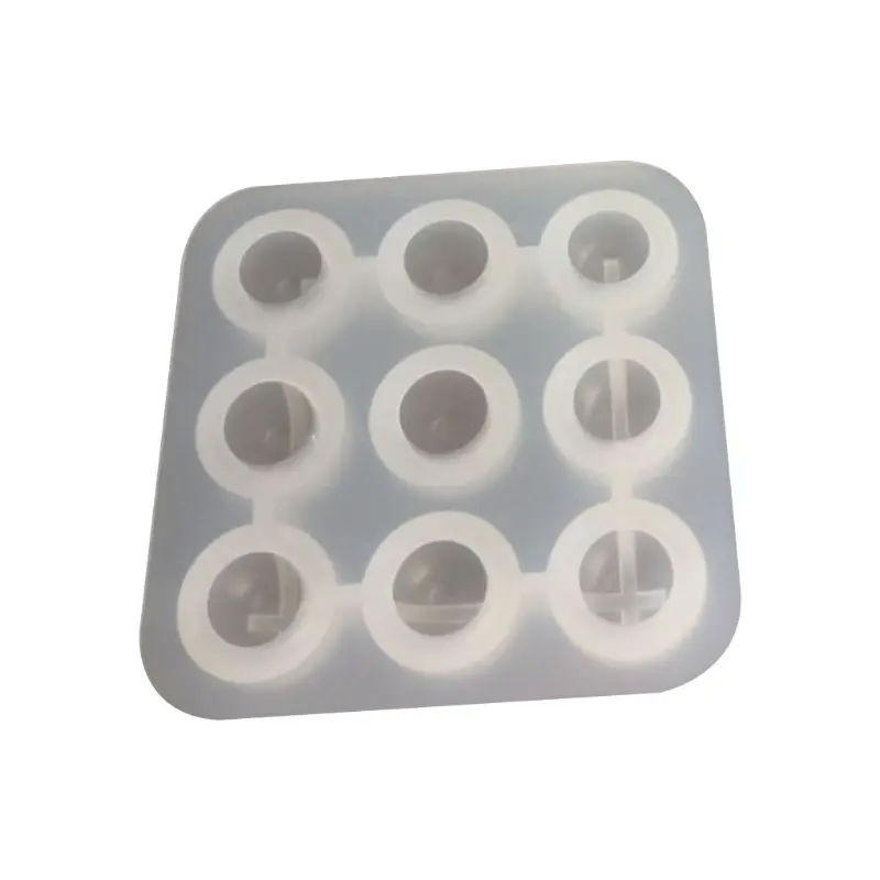 

9 Compartment Ball Spherical Epoxy Casting Mold Transparent Silicone Mould DIY Round Beads Handmade Soap Jewelry Making Tools