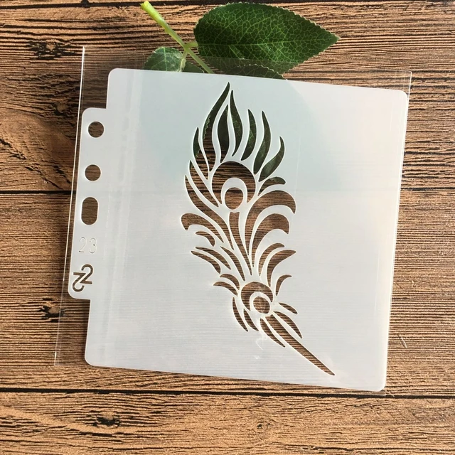 13*13 cm  DIY Stencils Painting Scrapbook Coloring Embossing Album Decorative Paper Card Template s23
