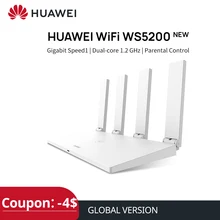 HUAWEI WS5200 V3 Wifi Router Gigabit 2.4G 5.0GHz Dual-Band 1267Mbps Wireless Router Wifi Repeater with 4 High Gain Antennas
