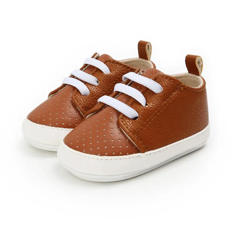 Детские кроссовки из искусственной кожи для мальчиков; спортивная обувь для малышей; обувь для мальчиков и девочек с мягкой подошвой для первых шагов; обувь для новорожденных; обувь для малышей 0-18 месяцев - Цвет: YTM2199C