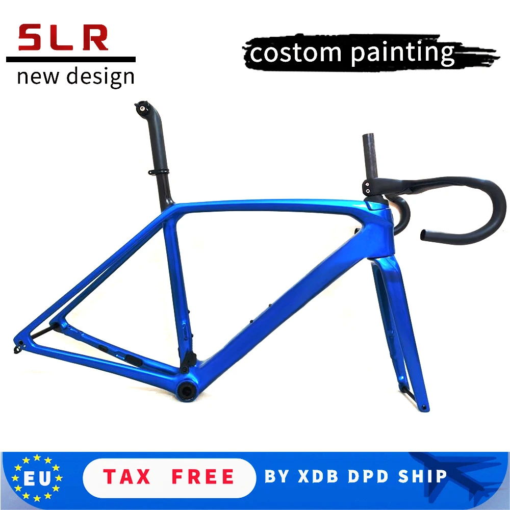 2022 Light Weight SLR Bike Frame Carbon Road Bicycle Frameset Disc